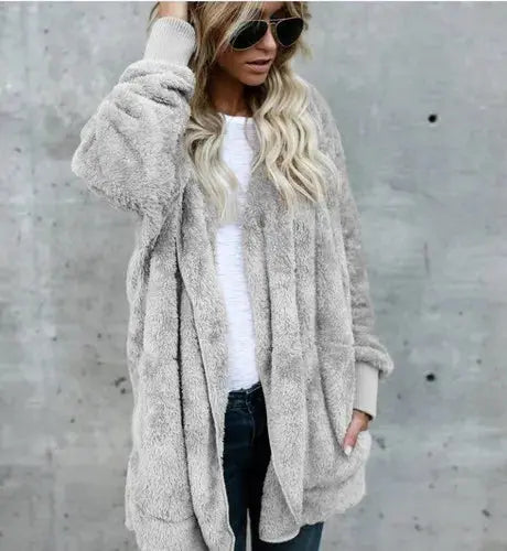 Krohn-e | Warme Teddy Fleecejacke