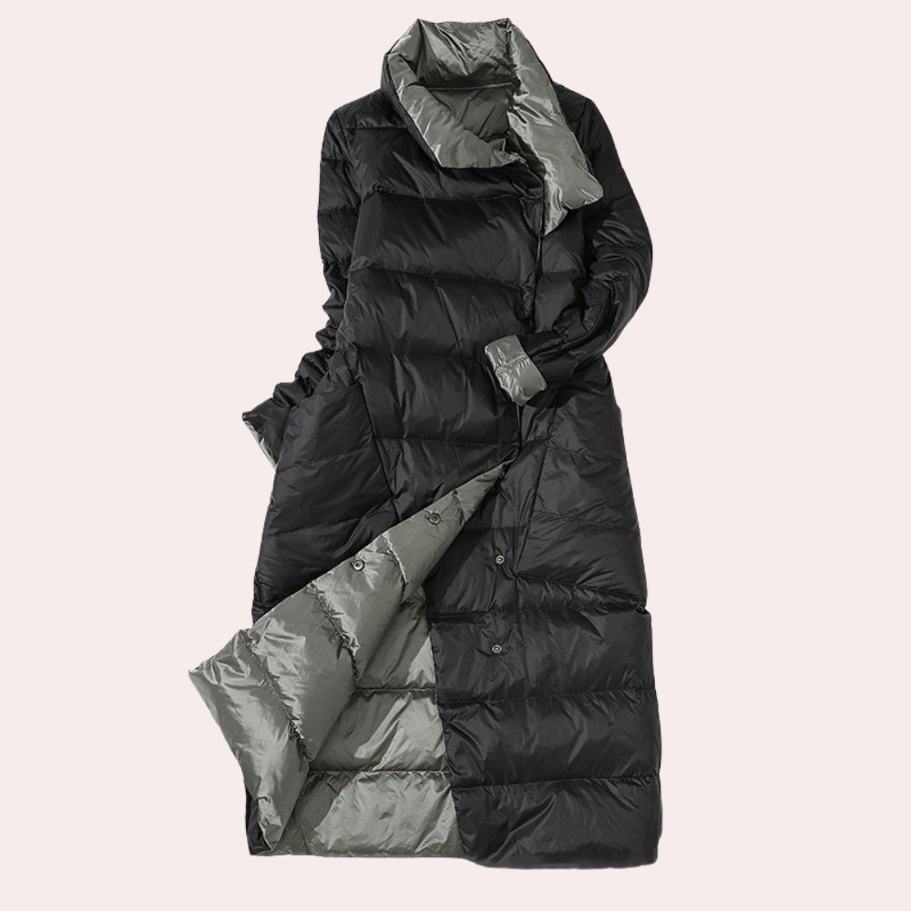 Krohn-e | Damen Stylische Gepolsterte Puffer Winterjacke