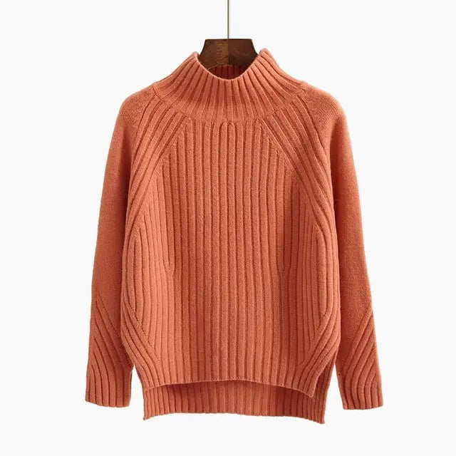 Krohn-e | Pullover - Premium Rippstrick Rollkragenpullover