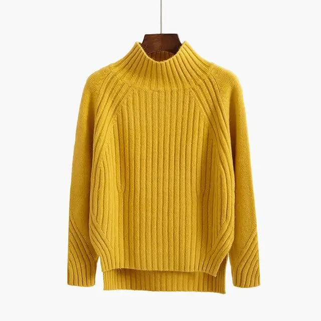 Krohn-e | Pullover - Premium Rippstrick Rollkragenpullover