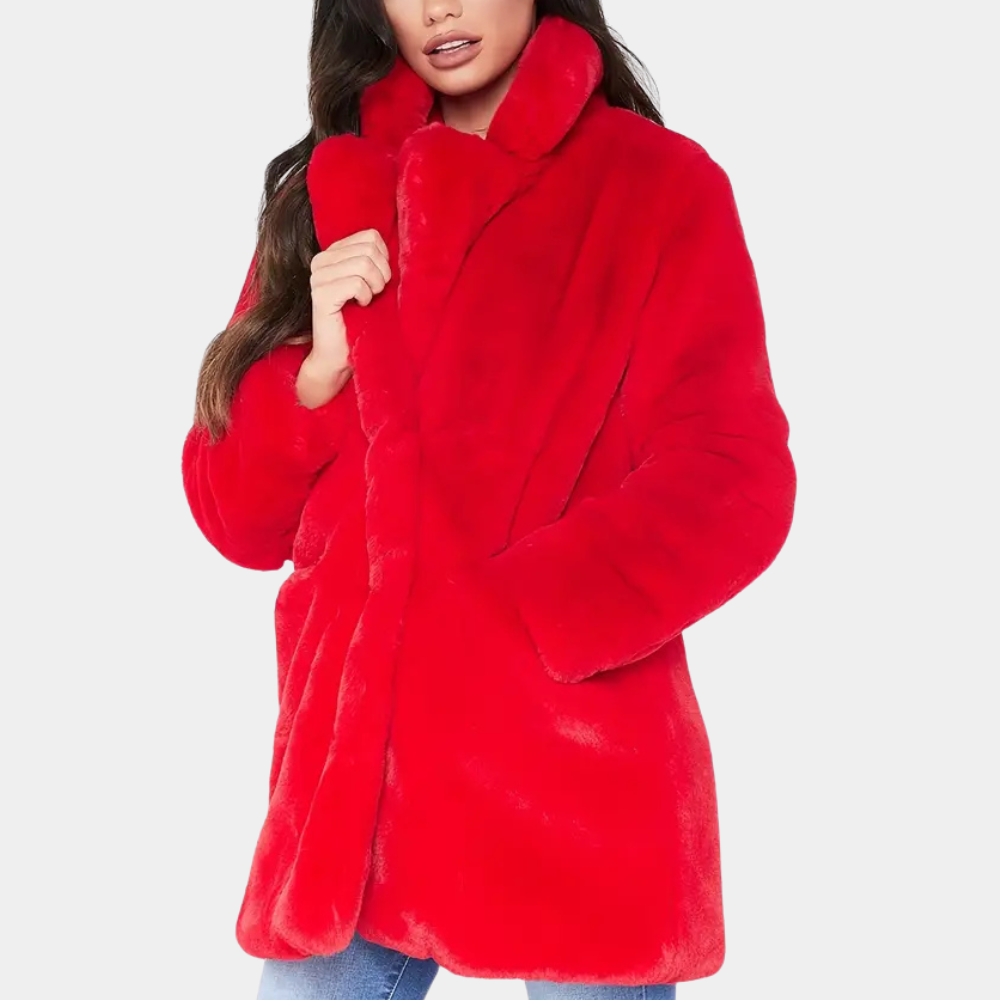Krohn-e | Eleganter Winterplüschmantel für Damen