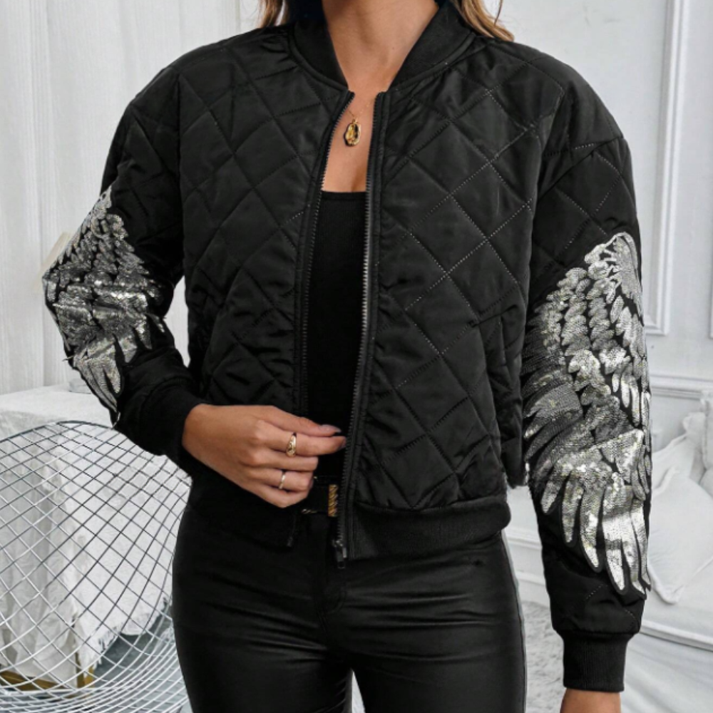 Krohn-e | Moderne Herbstjacke mit Reißverschluss für Damen