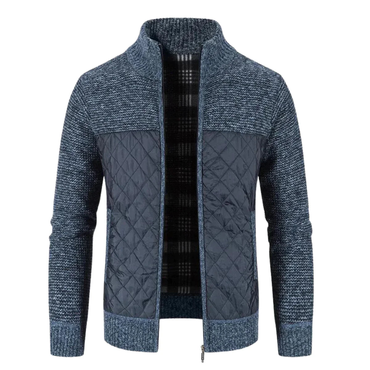 Atmungsaktive Jacke im Patchwork-Stil