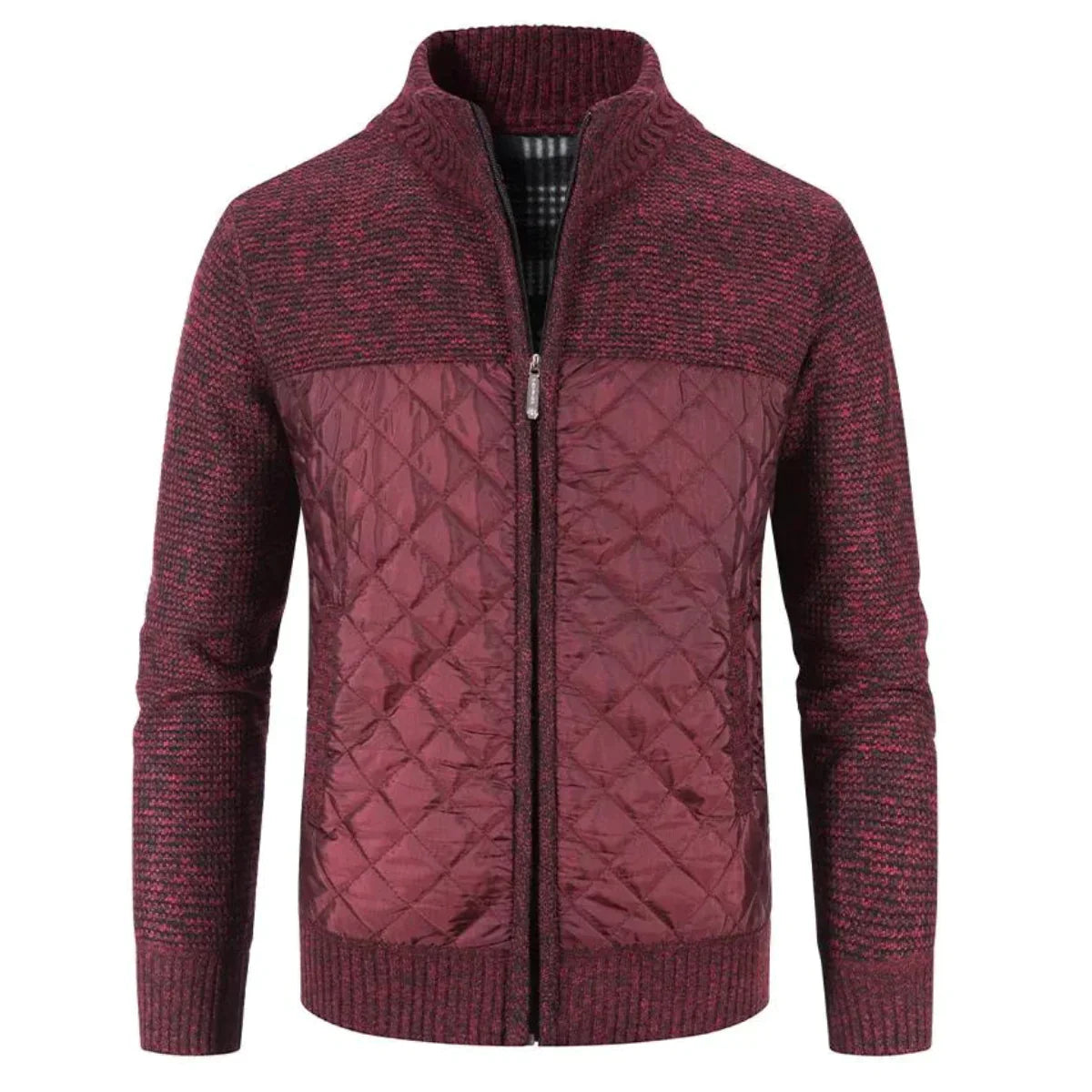 Atmungsaktive Jacke im Patchwork-Stil