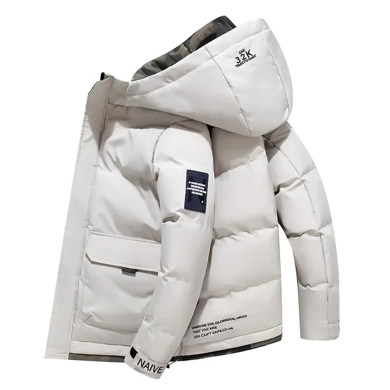 Krohn-e | Wattierte Jacke mit Kapuze