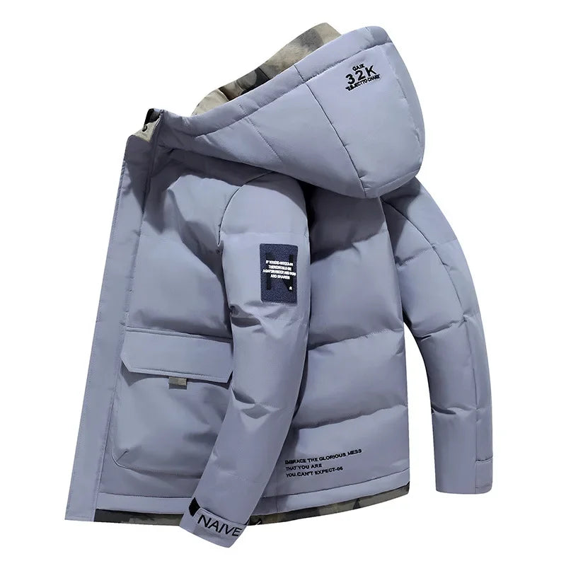 Krohn-e | Wattierte Jacke mit Kapuze