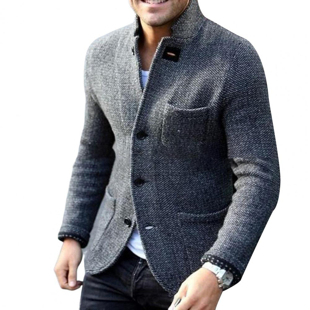 Moderne Herren-Strickjacke mit Knöpfen von JAXON