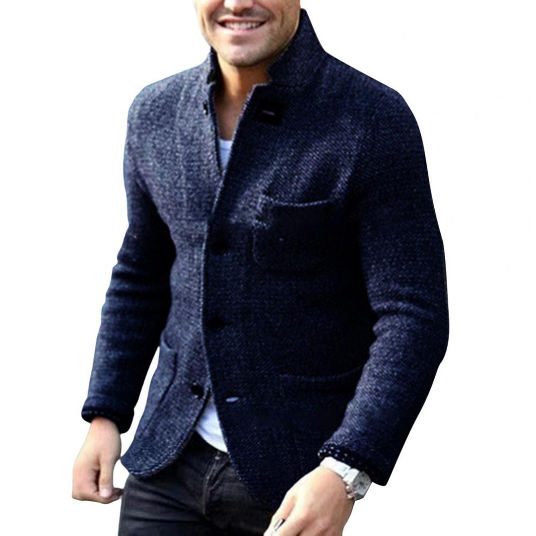 Moderne Herren-Strickjacke mit Knöpfen von JAXON