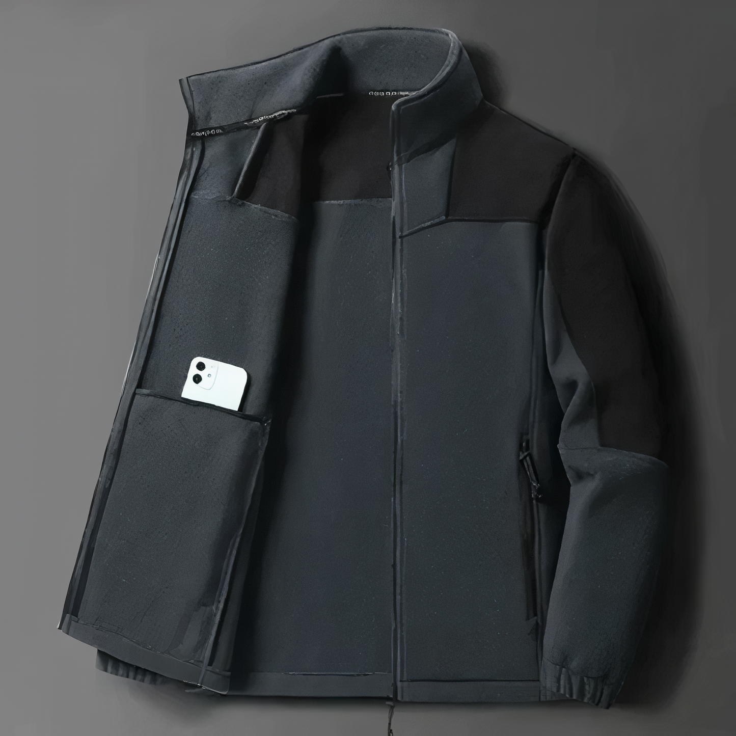 Krohn-e | Atmungsaktives Fleecejacke