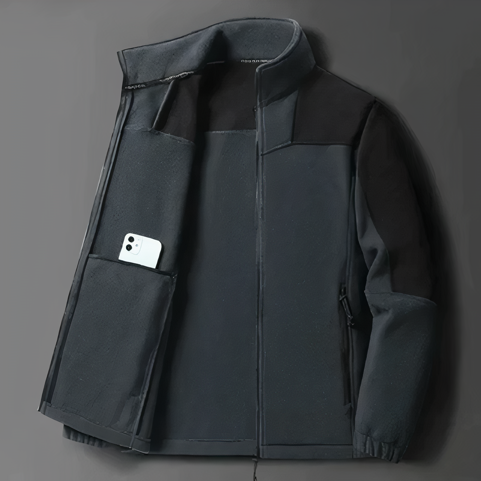 Krohn-e | Atmungsaktives Fleecejacke