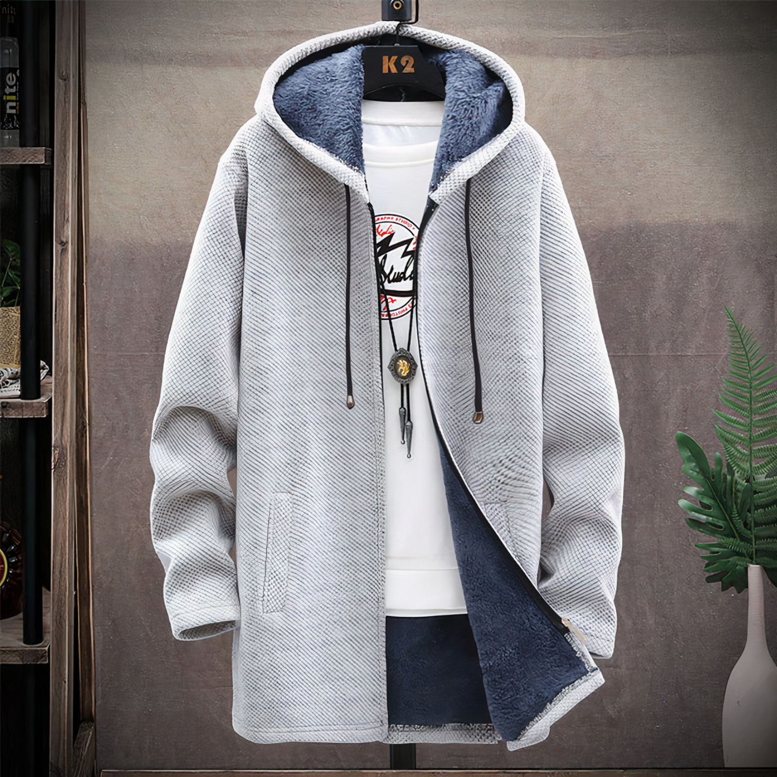 Krohn-e | Kapuzenpullover halblang
