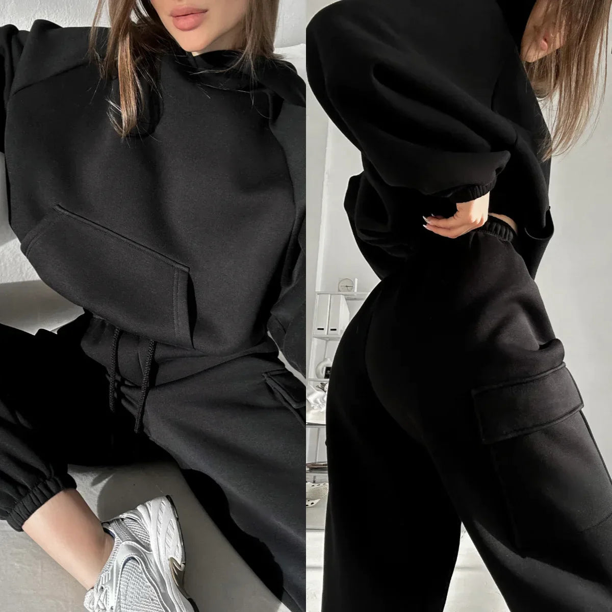 Jogginghose und Kapuzenpullover Set - Joanna