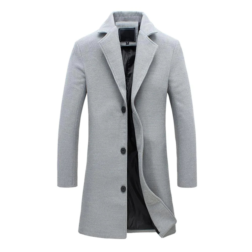 Herren-Wintermantel aus Wolle