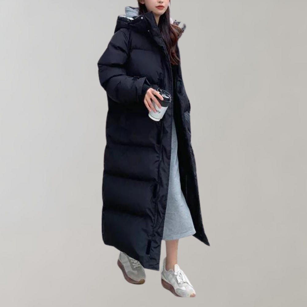 Krohn-e | Extra warmer und langer Daunenmantel für den Winter