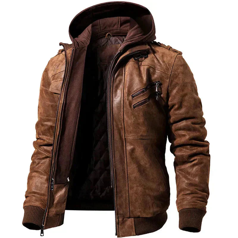 Krohn-e | Eleganter Lederblouson für Männer