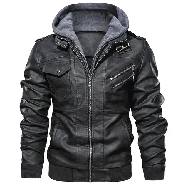 Krohn-e | Eleganter Biker-Blouson für Herren