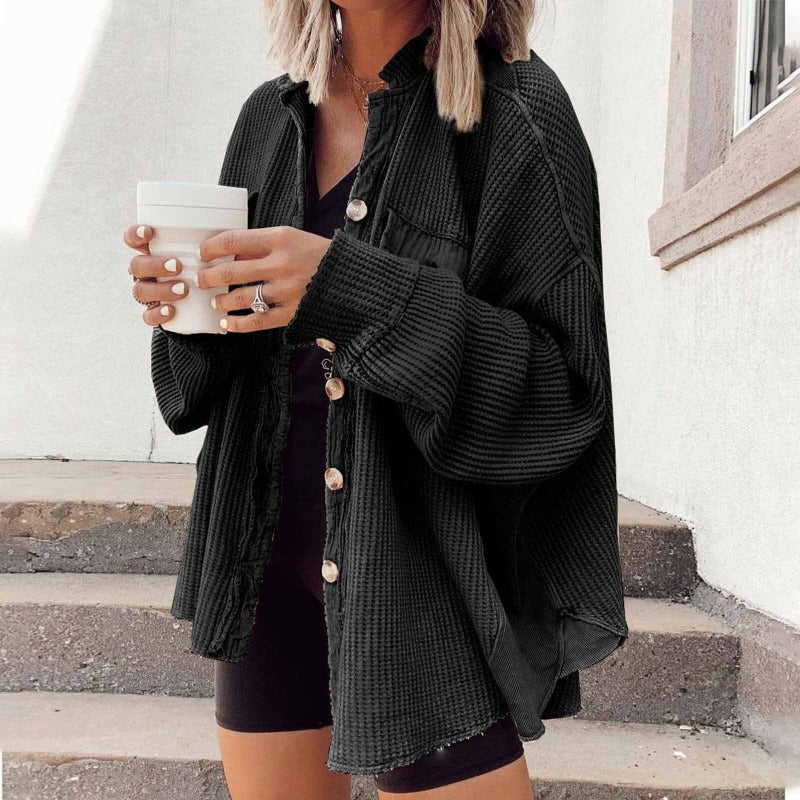Krohn-e | Bequemer Knopf Down Cardigan