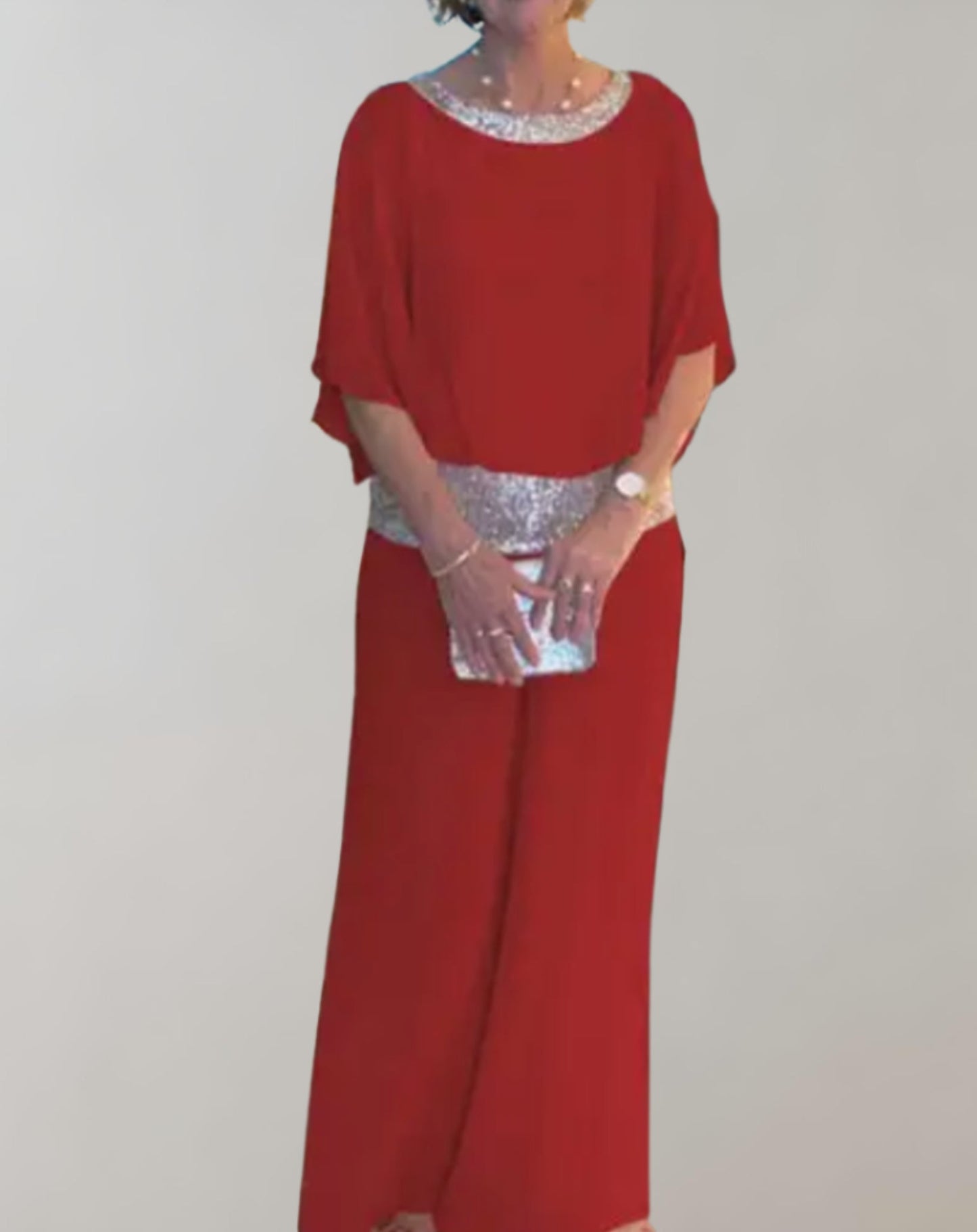 Elegantes Damen-Blusen- und Hosenensemble - Arlin