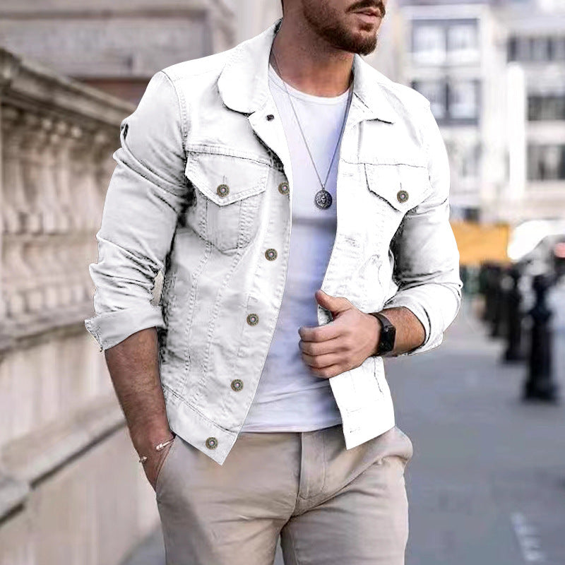 Klassische Herren Jeansjacke: robust und elegant