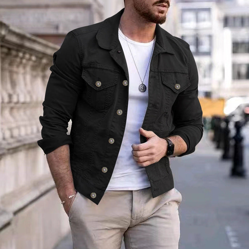 Klassische Herren Jeansjacke: robust und elegant