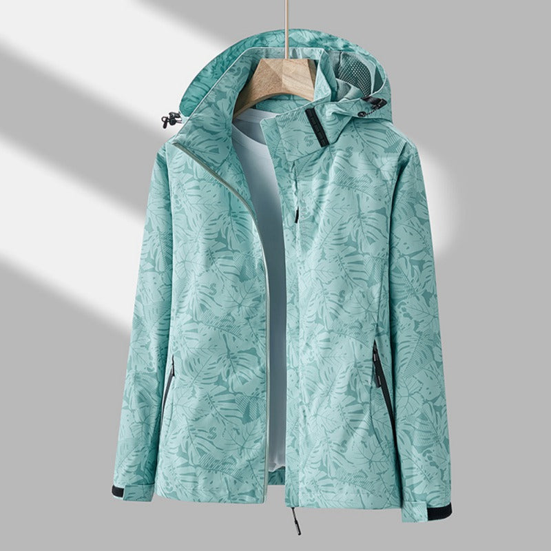 Krohn-e | Eleganter Bedruckter Wintermantel