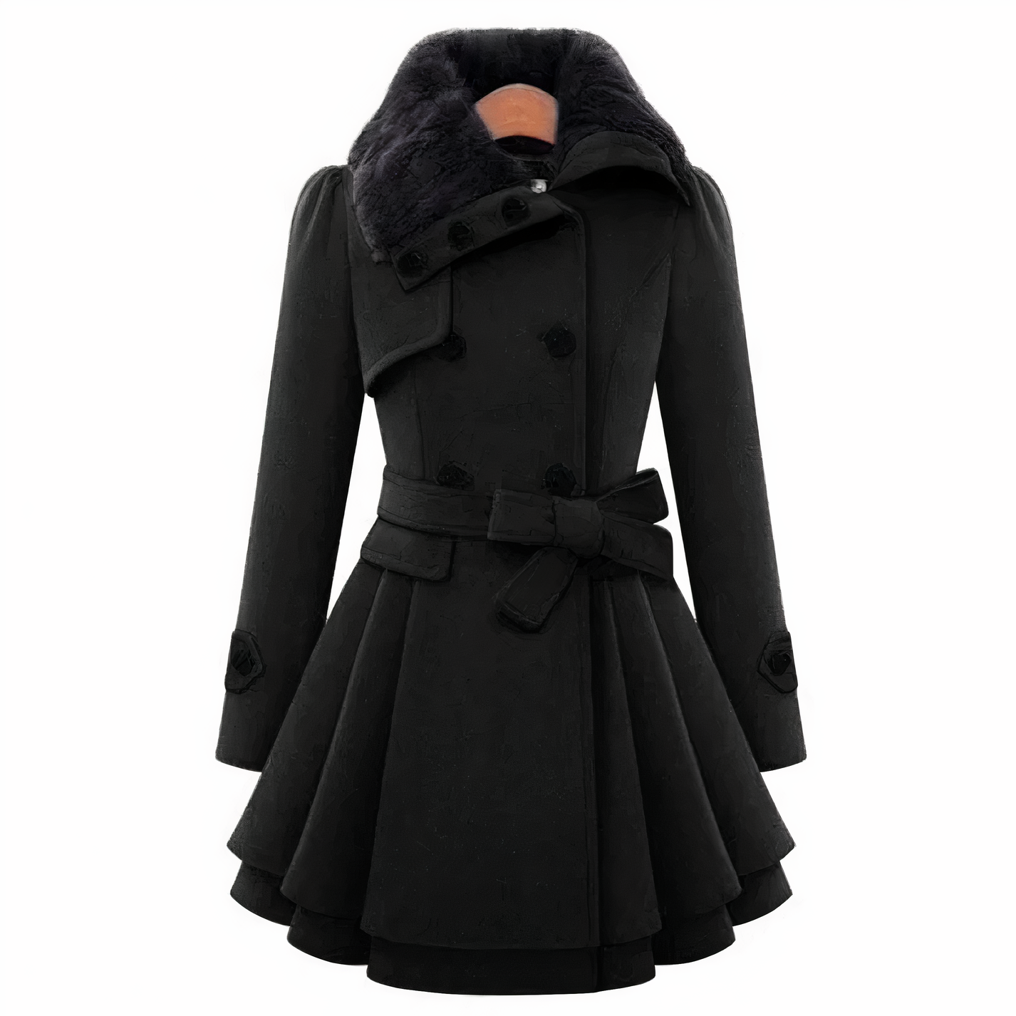 Damens Zweireiher Trenchcoat Kamari