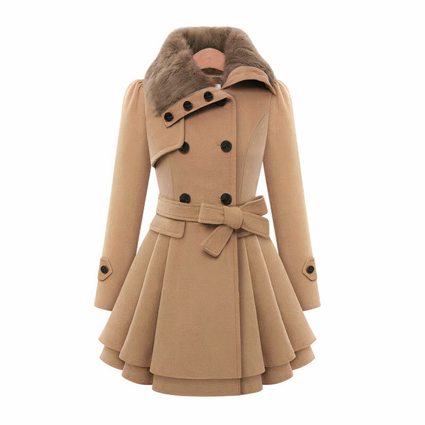 Damens Zweireiher Trenchcoat Kamari