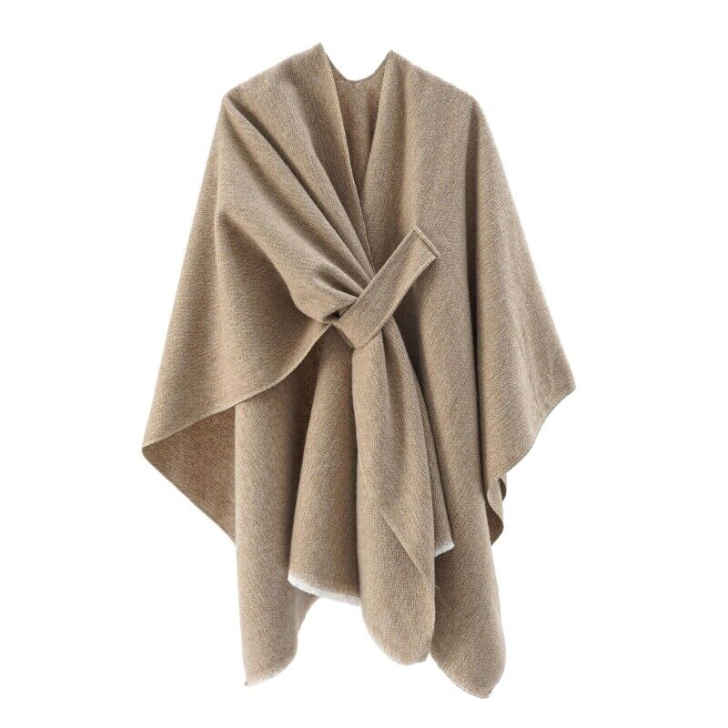 Krohn-e | Kaschmir Poncho Retro & Stilvoll