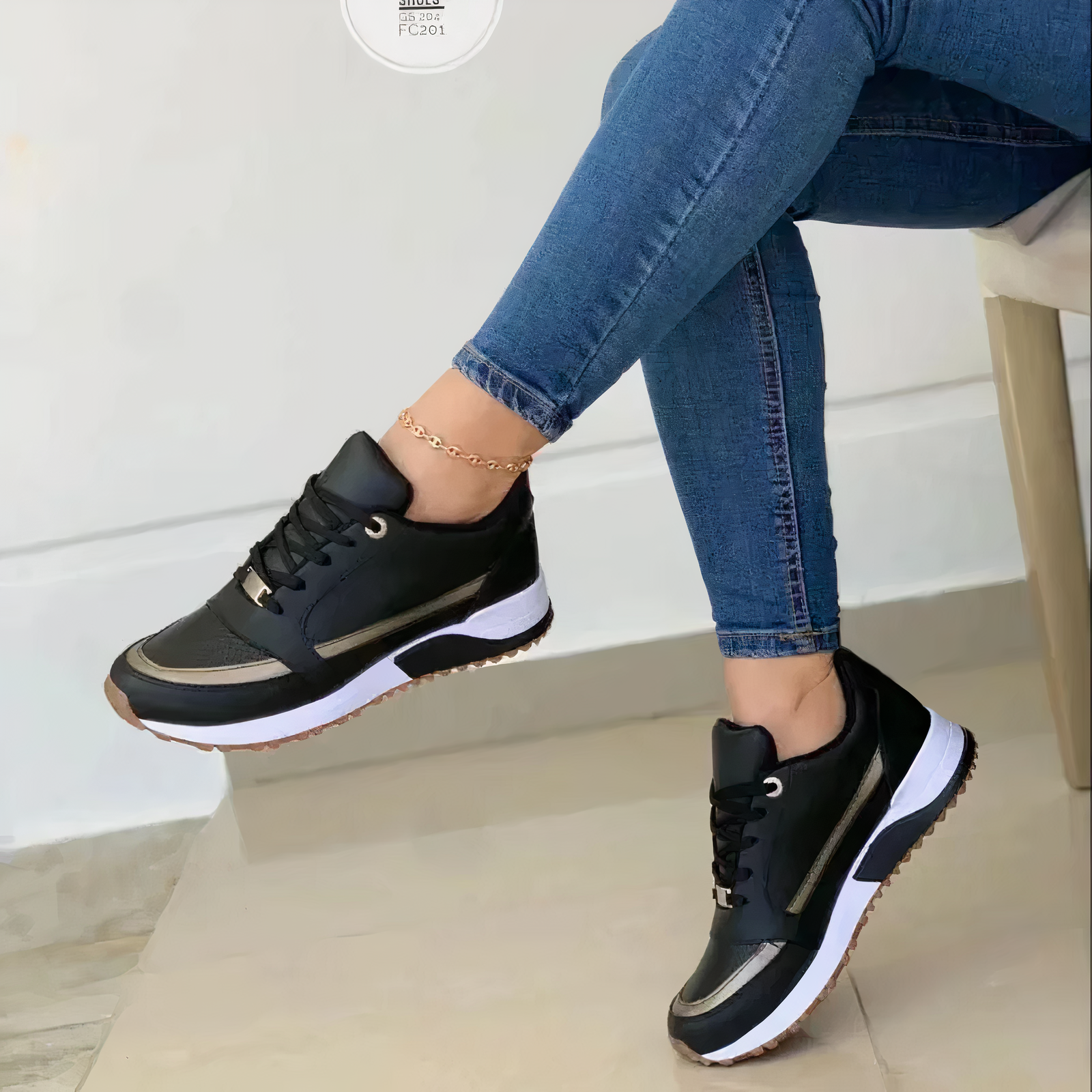 Krohn-e | Orthopädische Sneakers mit hoher Mode