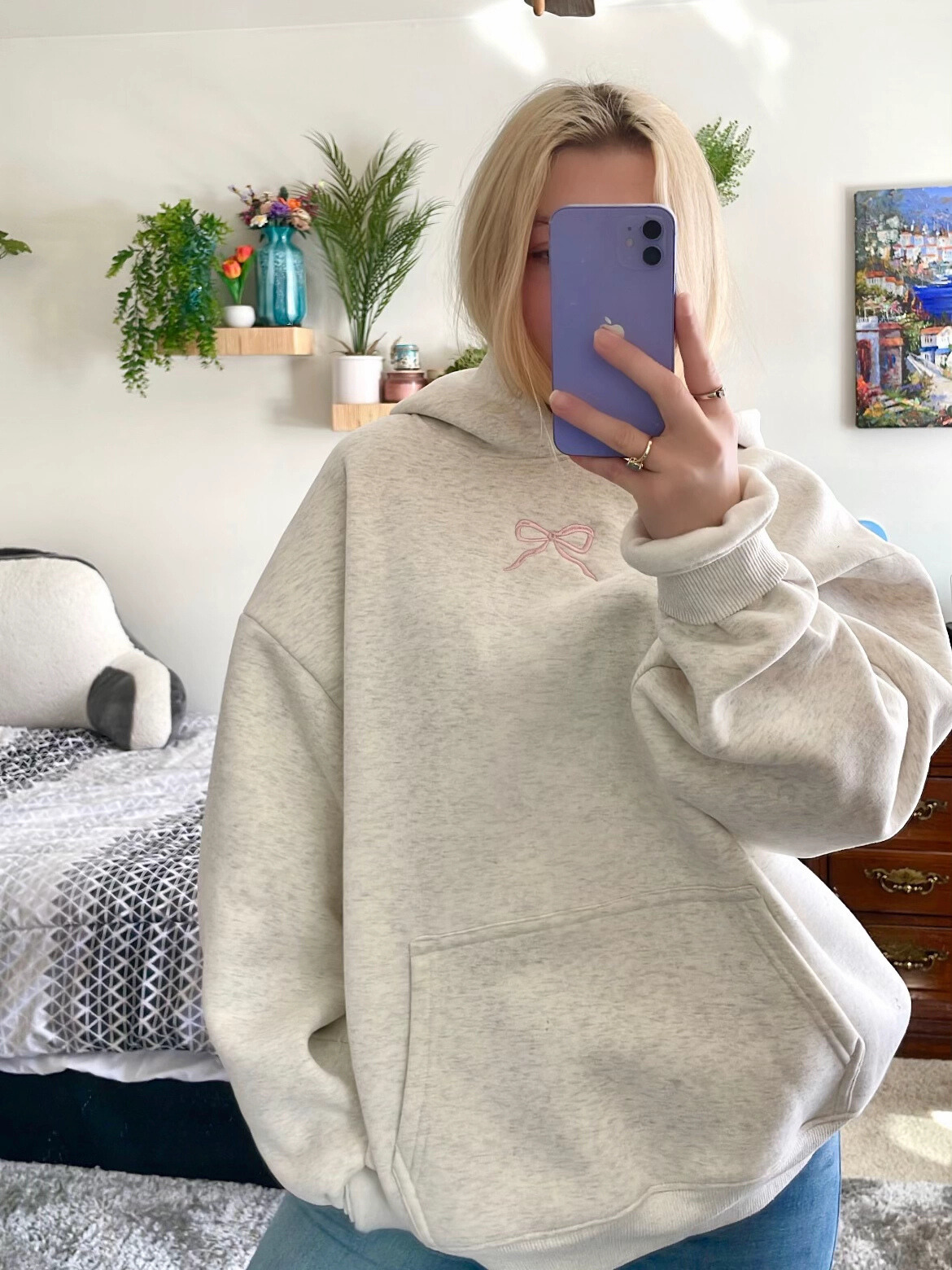 Kapuzenjacke mit Schleife