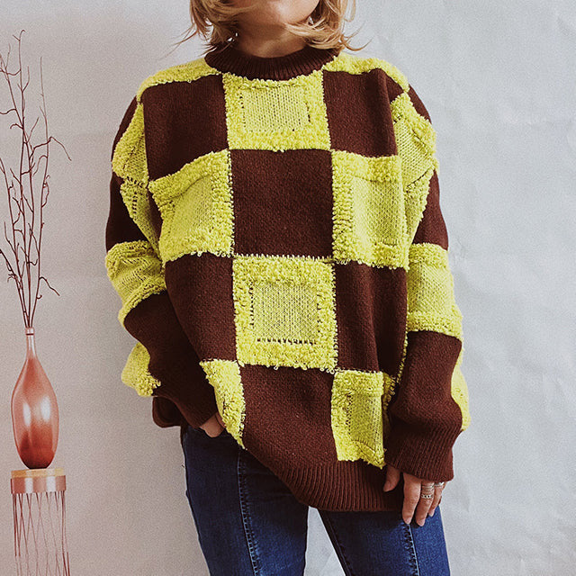 Krohn-e | Patchwork Freizeitpullover