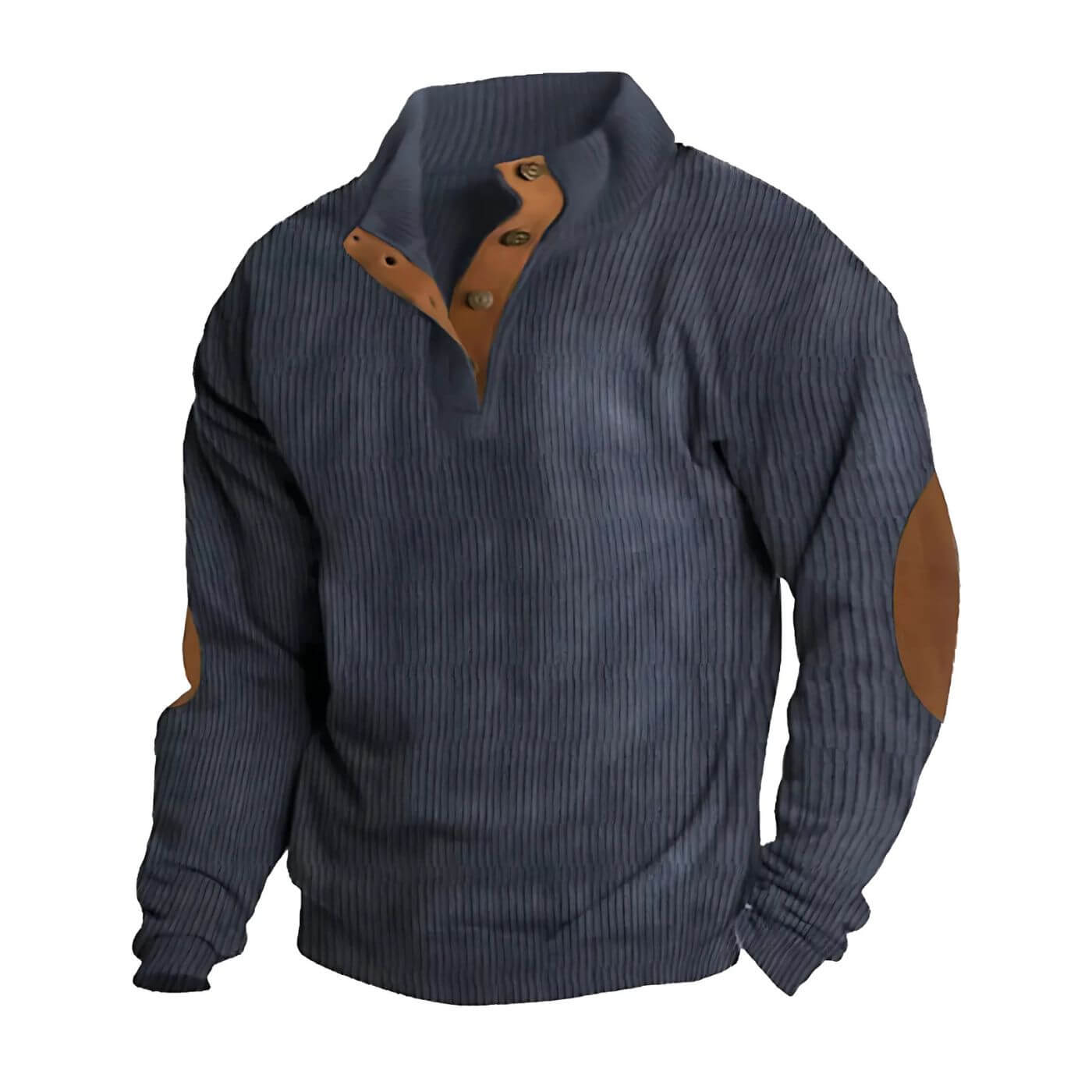 Fudus Retro-Style Corduroy Sweatshirt