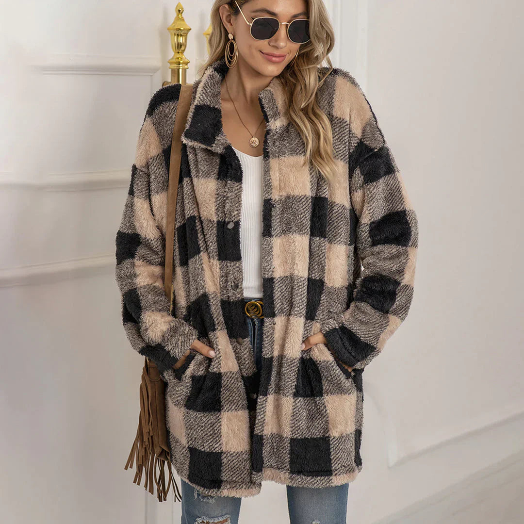 Krohn-e | Bequeme karierten Jacke