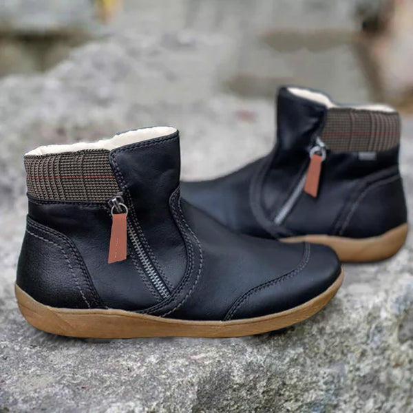 Krohn-e | Hochwertige Lederschuhe mit Futter für Den Winter