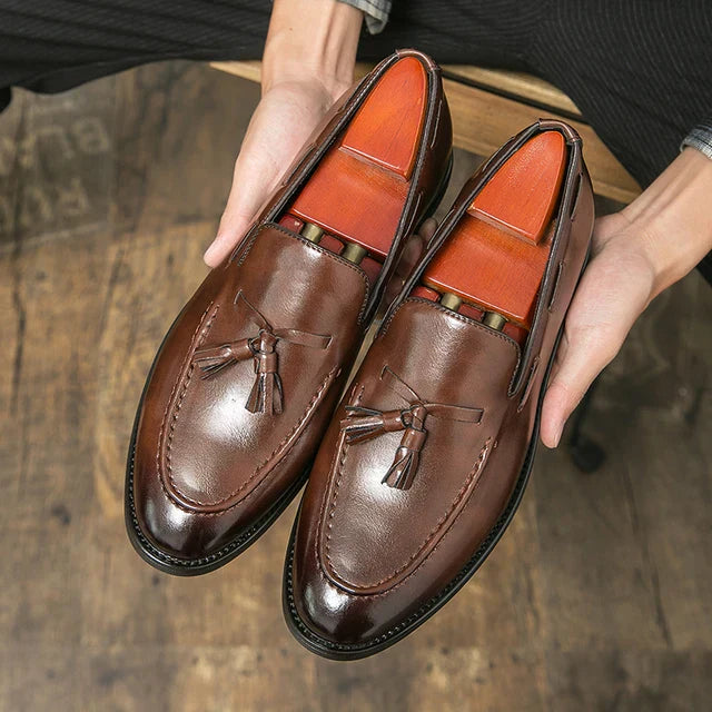 Klassische Herren Mokassin-Slipper von ComfortStyle