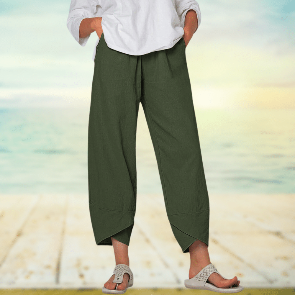 Leichte Baumwollhose für Damen – Kiva