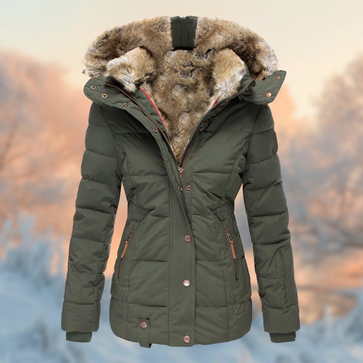 Krohn-e | Wattierte Jacke mit Warmem Plüschfutter für Kalte Tage