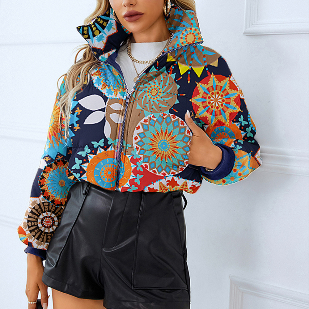 Krohn-e | Trendige Abgeschnittene Herbstjacke für Damen