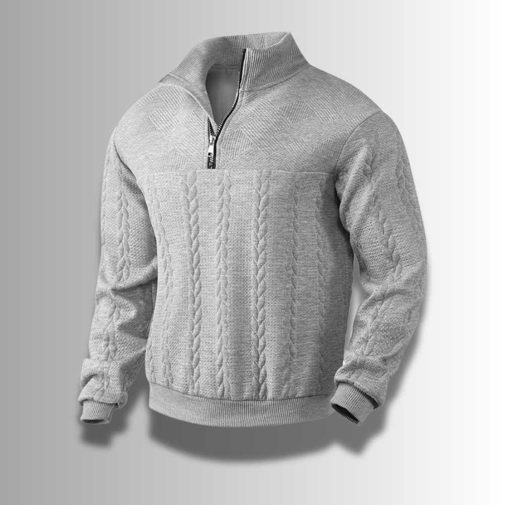 Feiner Herrenpullover aus reiner Merinowolle
