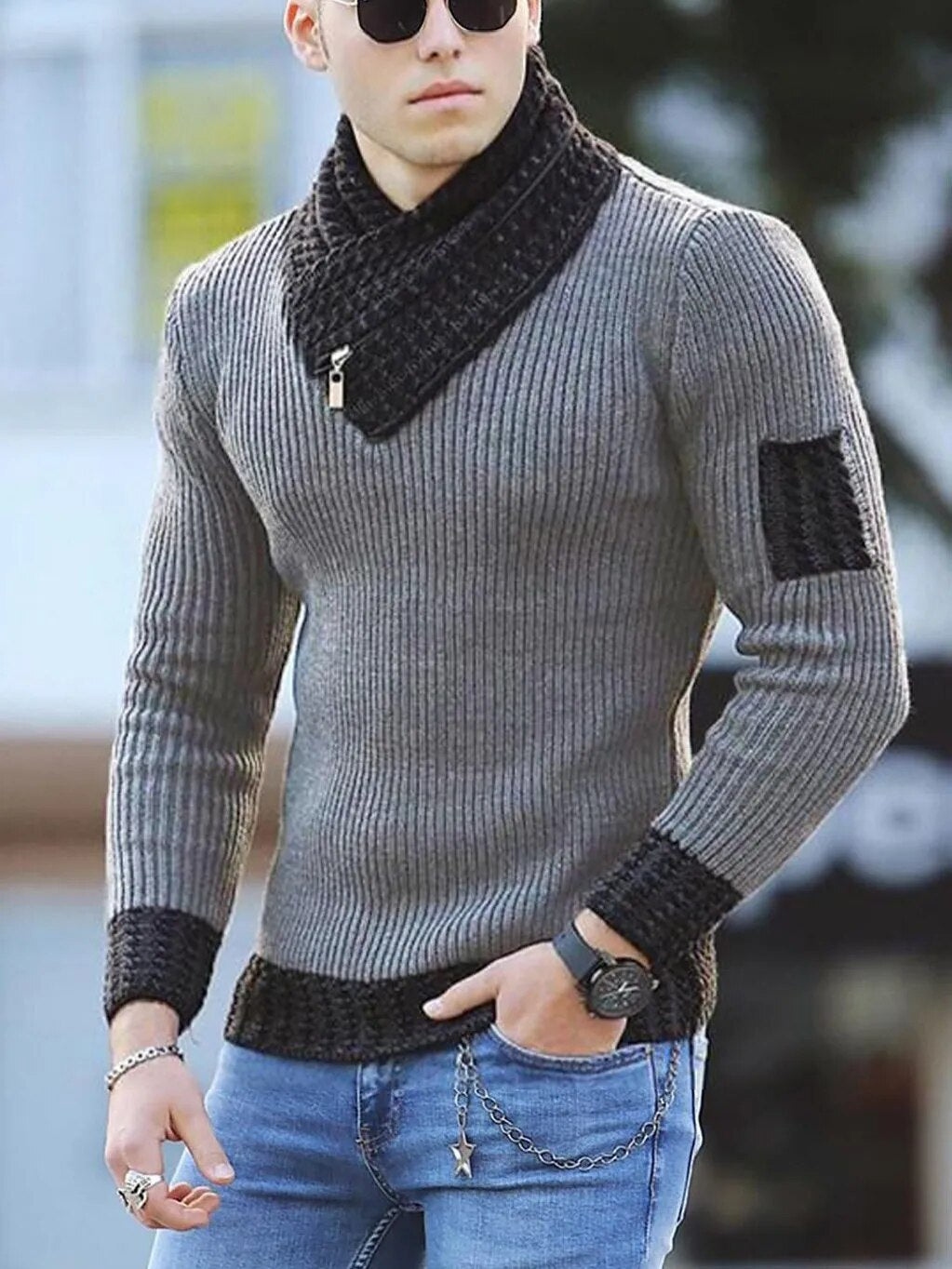 Herrenpullover im Vintage-Stil - Lawrence