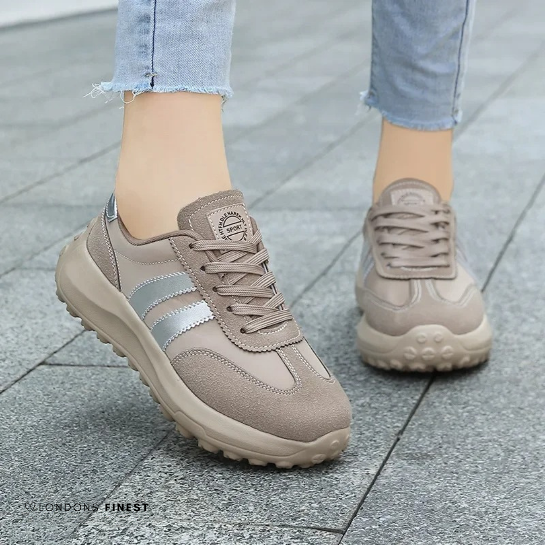 KROHN-E Damen Komfortschuhe Fußgewölbestütze Gepolstert Atmungsaktiv