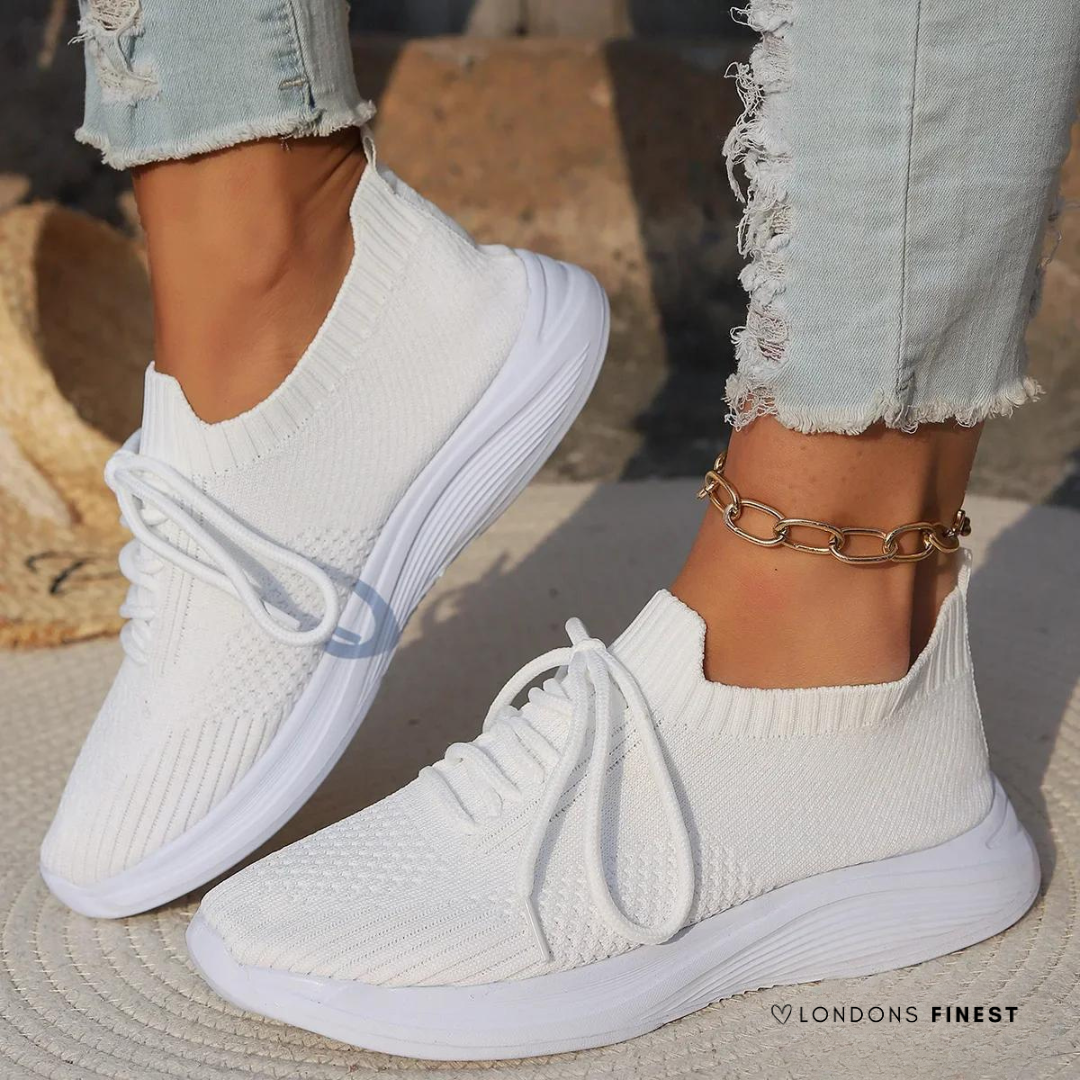 KROHN-E Damen Sneaker atmungsaktiv Memory Foam Stützfunktion