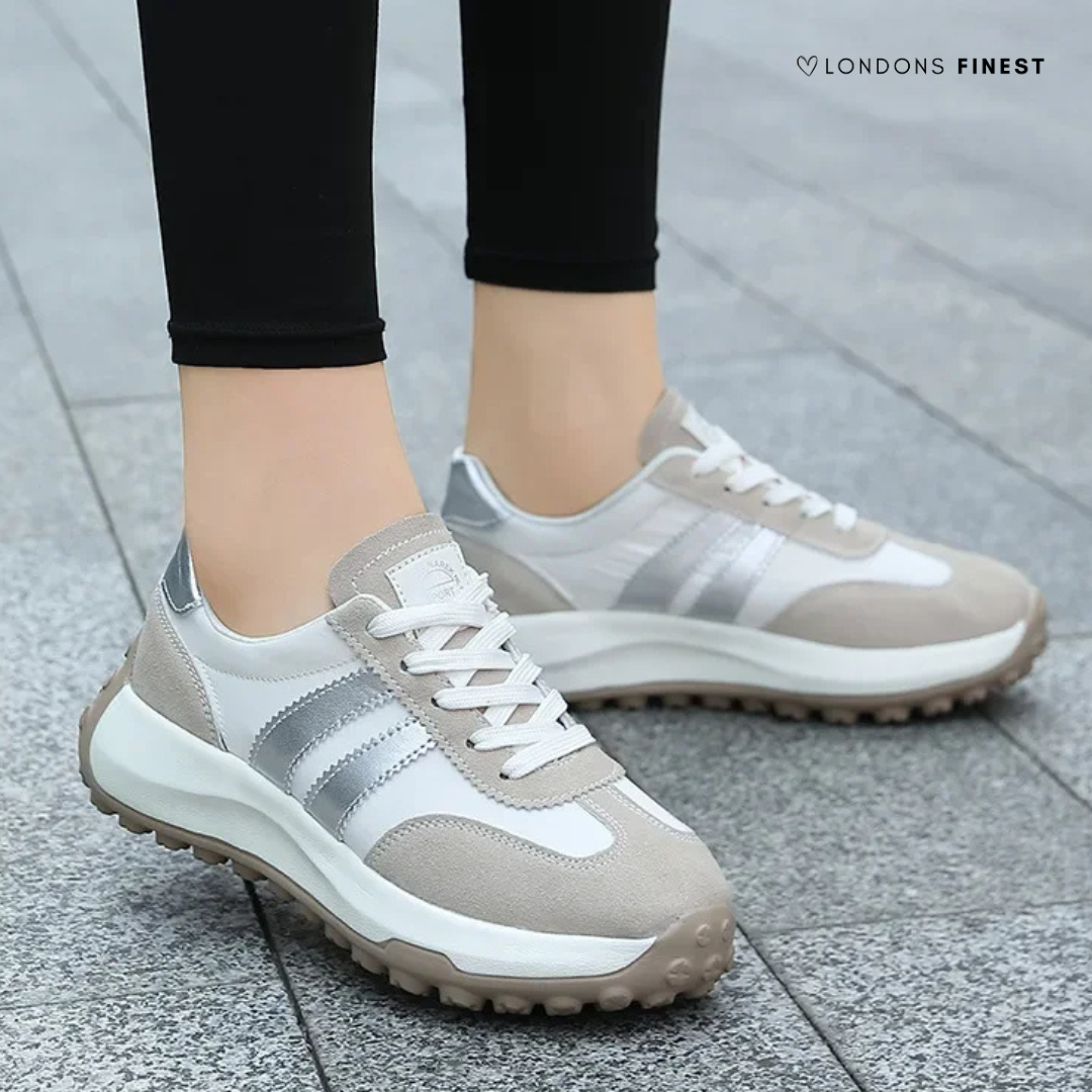 KROHN-E Damen Komfortschuhe Fußgewölbestütze Gepolstert
