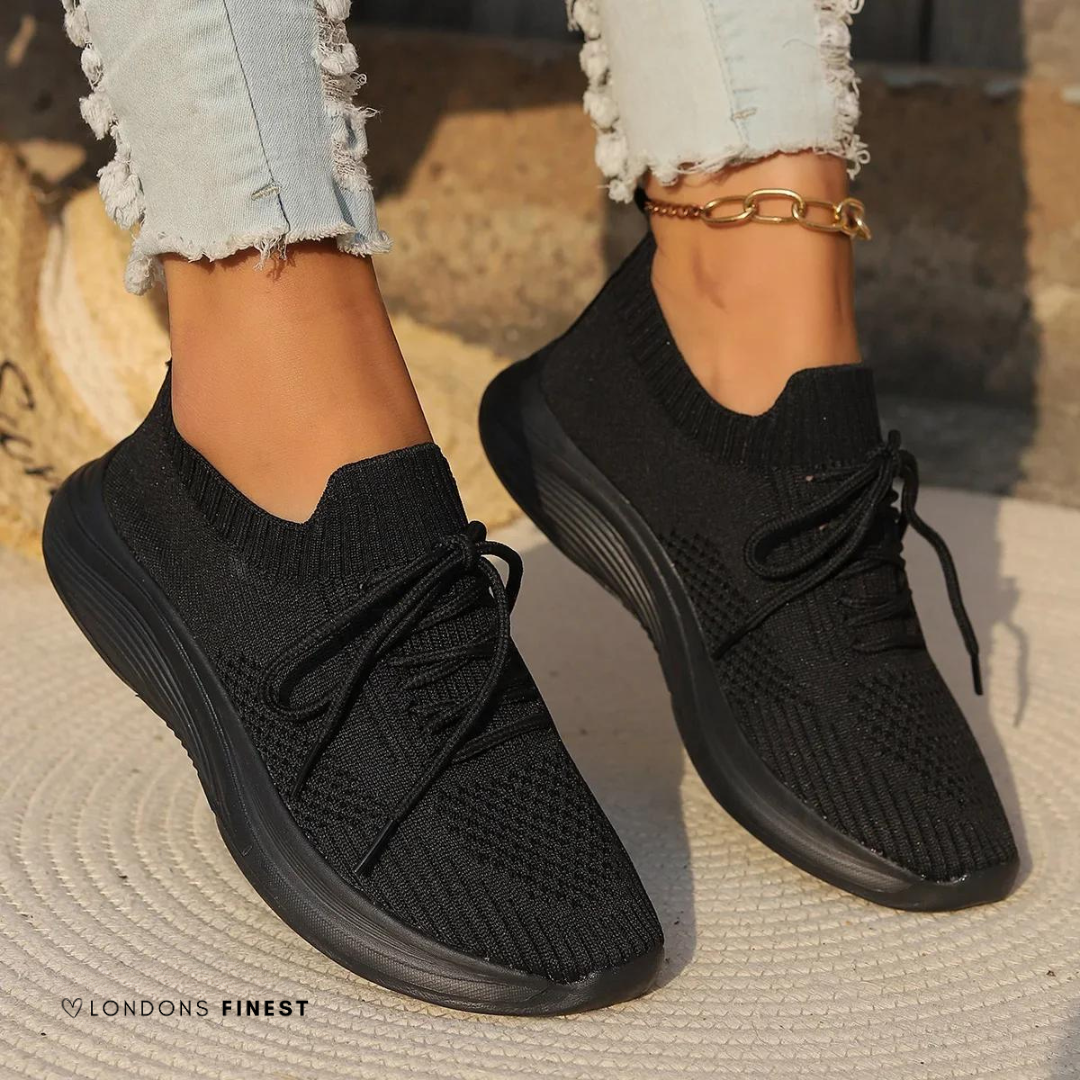 KROHN-E Damen Sneaker atmungsaktiv Stützfunktion Memory Foam