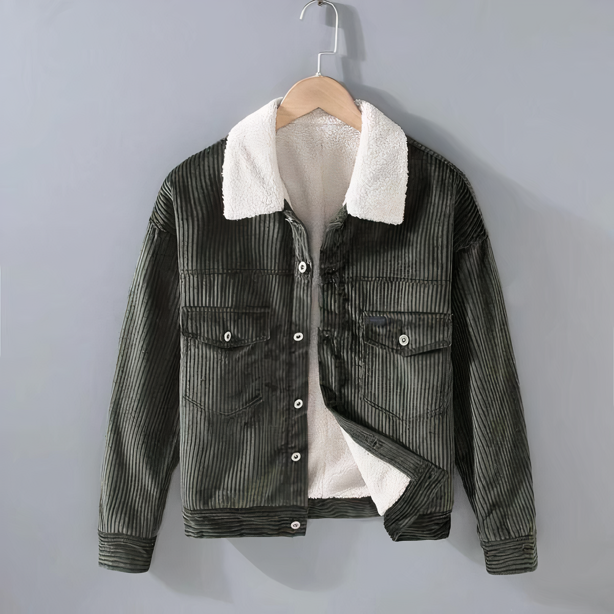 Cord-Fleecejacke Liam