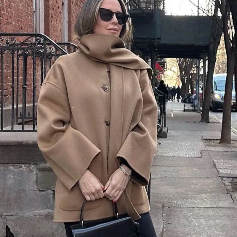 Lieke:  Stilvolle Winterjacke im Vintage-Stil