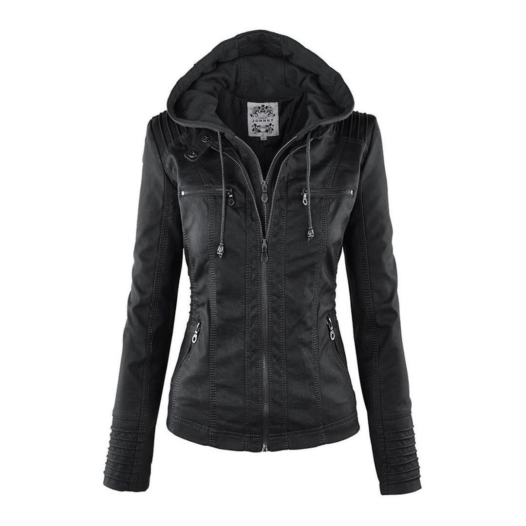 Krohn-e | Stilvolle Leder-Sommerjacke für Damen