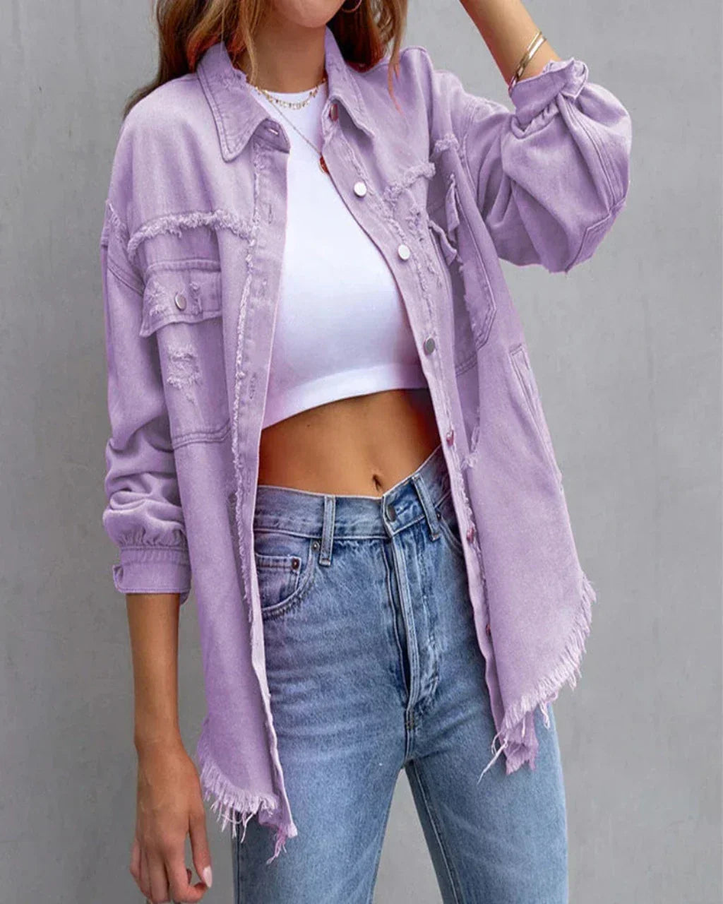 Krohn-e | Torn Denimjacke