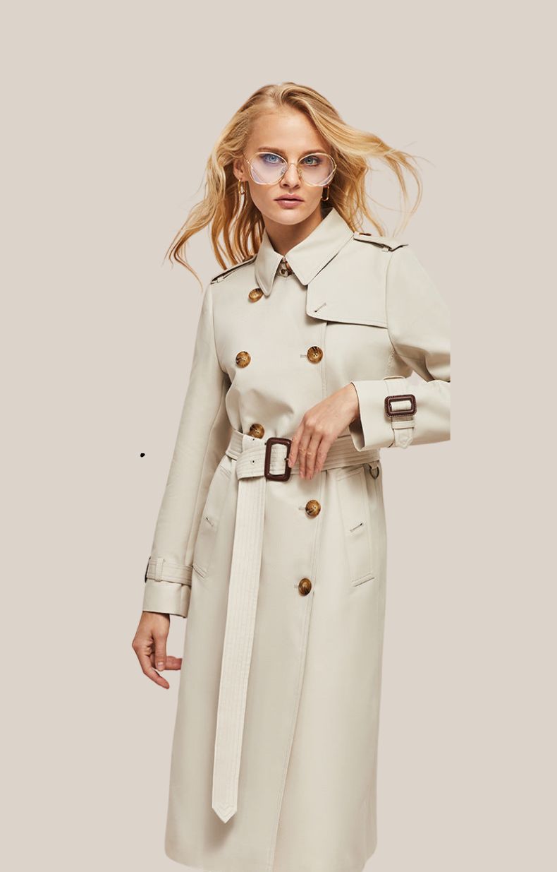 Winterlicher Damen-Casual-Trenchcoat Liva