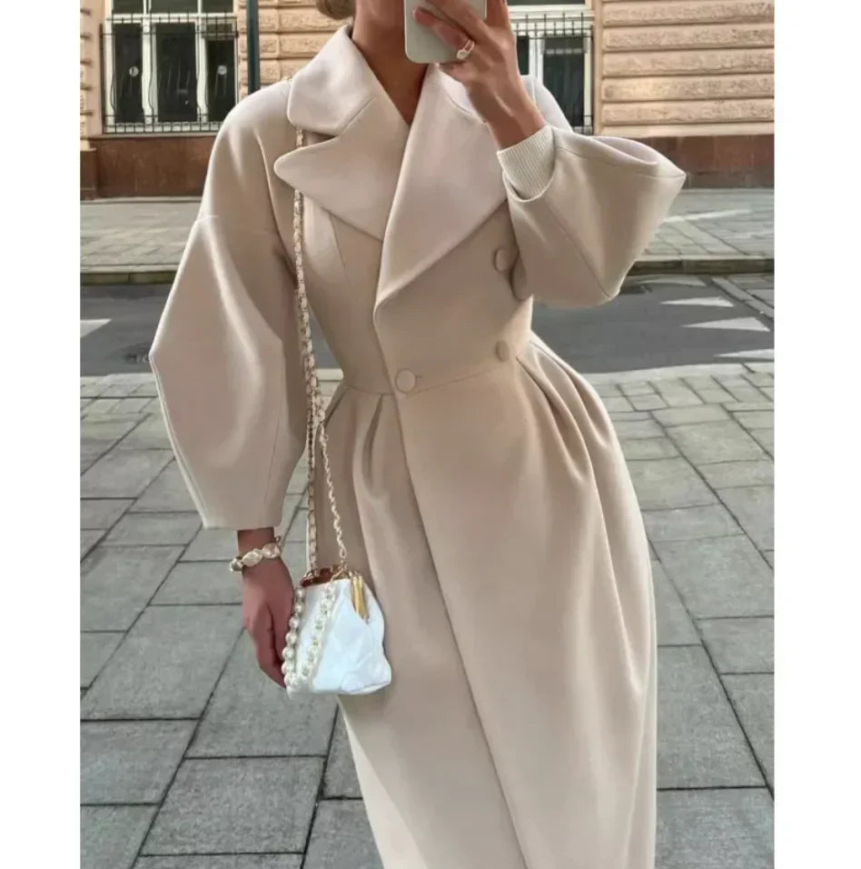 Krohn-e | Lange Jacke Klassischer Schnitt Zeitloser Stil